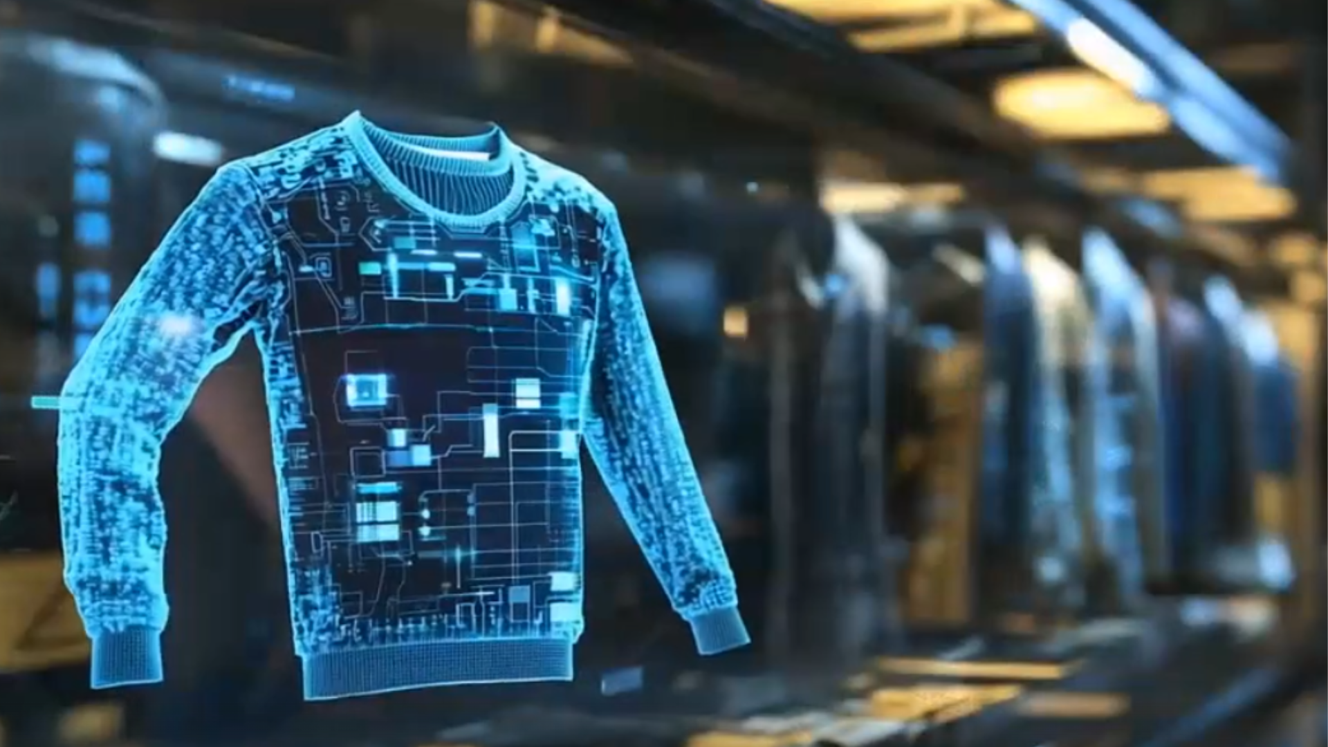 retail tech use case: digitized shirt in a closet